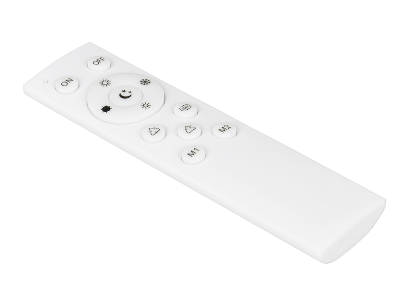 LED Deckenleuchte KLINT flach mit Fernbedienung & RGB, dimmbar Quadrat 50cm