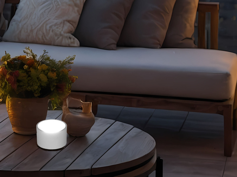 Akku Wandleuchte MAGNETIC kabellos für Wandmontage & Bett Kopfteil, Breite 7,5cm