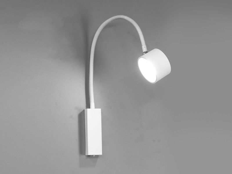 Akku Wandleuchte MAGNETIC kabellos für Wandmontage & Bett Kopfteil, Breite 7,5cm