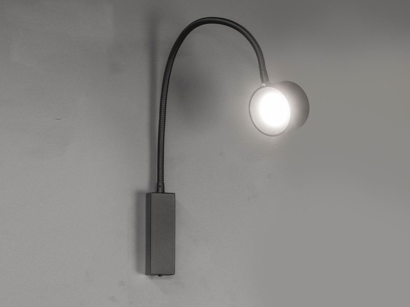 Akku Wandleuchte MAGNETIC kabellos für Wandmontage & Bett Kopfteil, Breite 7,5cm