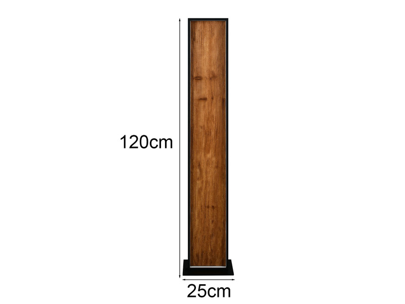 LED Stehleuchte KALEA klein aus Naturholz dimmbar, Höhe 120cm