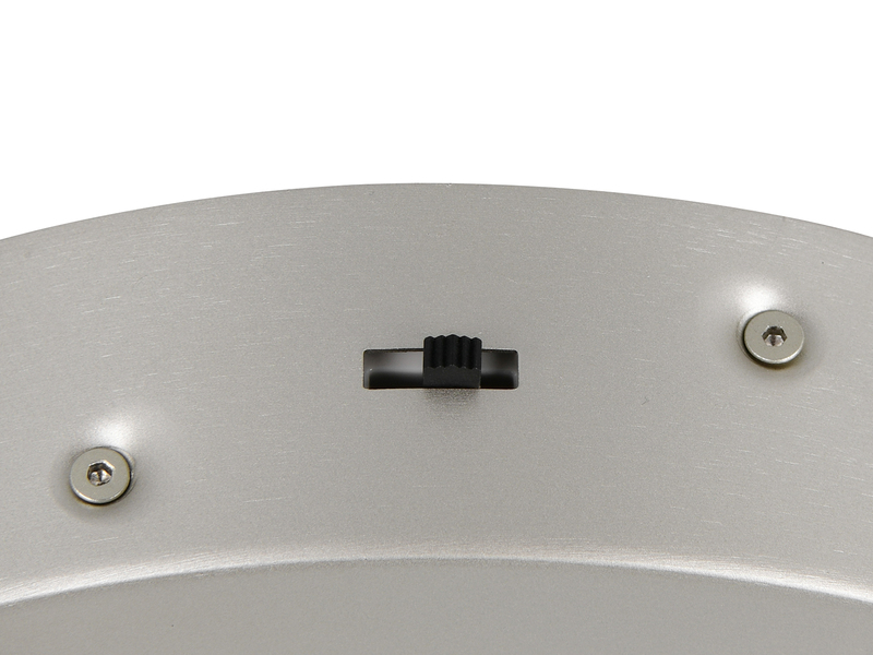 LED Deckenleuchte AMADOR Metall Silber, dimmbar & Lichtfarbe einstellbar Ø 45cm