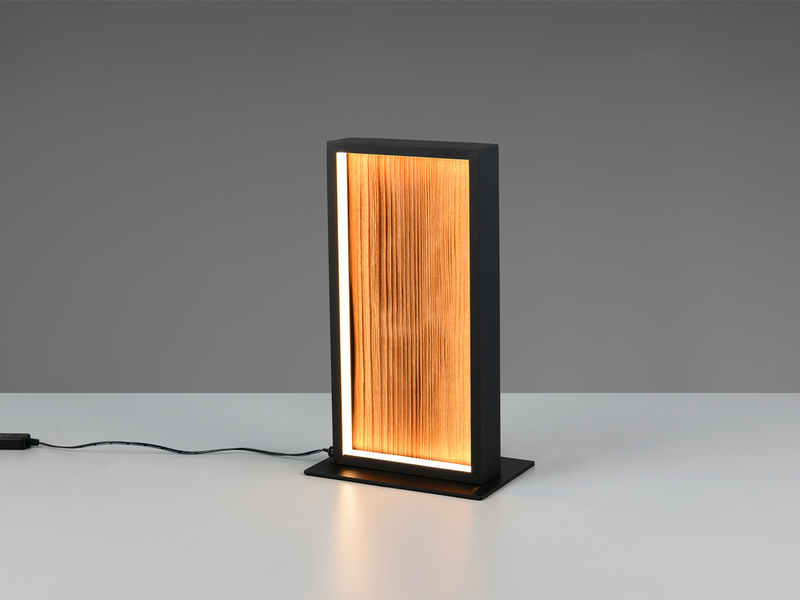 LED Tischleuchte KALEA aus Naturholz dimmbar, Höhe 30cm