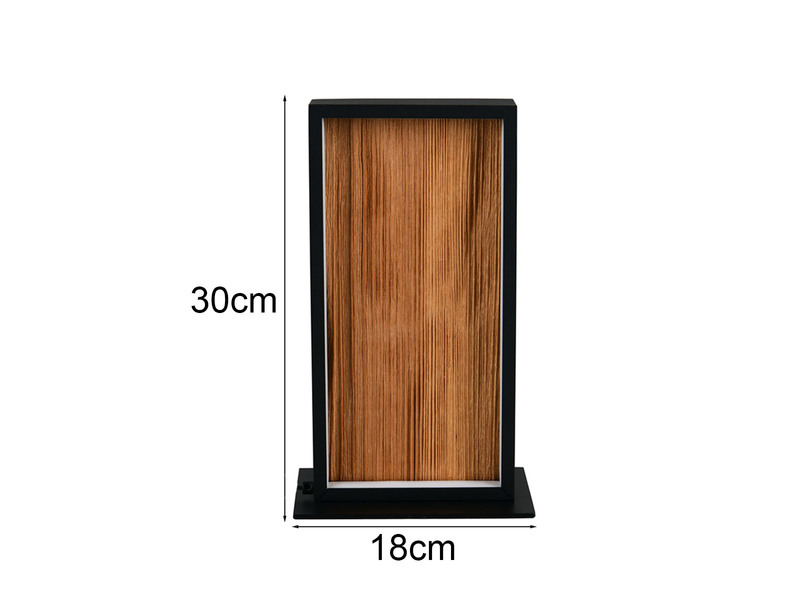 LED Tischleuchte KALEA aus Naturholz dimmbar, Höhe 30cm