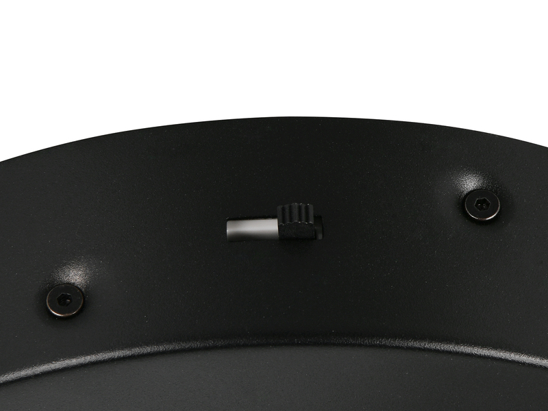 LED Deckenleuchte AMADOR Metall Schwarz, dimmbar & Lichtfarbe einstellbar Ø 45cm