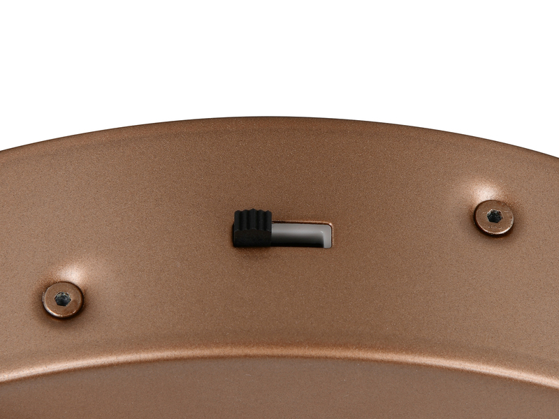 LED Deckenleuchte AMADOR Metall Coffee, dimmbar & Lichtfarbe einstellbar Ø 45cm