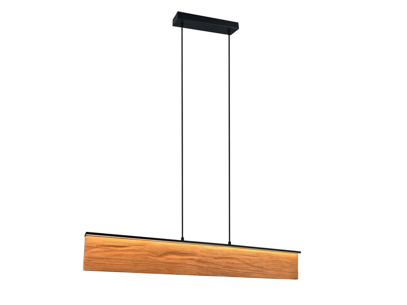 LED Pendelleuchte KALEA aus Naturholz dimmbar, Breite 110cm