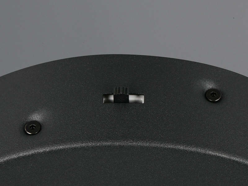 Große LED Pendelleuchte AMADOR Schwarz, dimmbar & Lichtfarbe einstellbar Ø 75cm