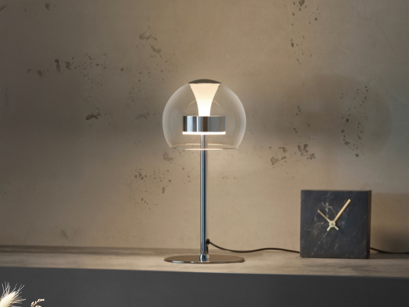 2er Set LED Tischleuchten dimmbar & Lichtfarbe einstellbar, Höhe 35cm