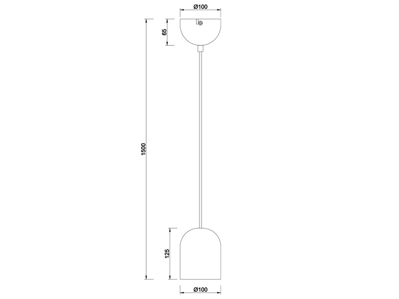 Kleine Pendelleuchte NARA einflammig aus hellem Naturholz, Ø 10cm