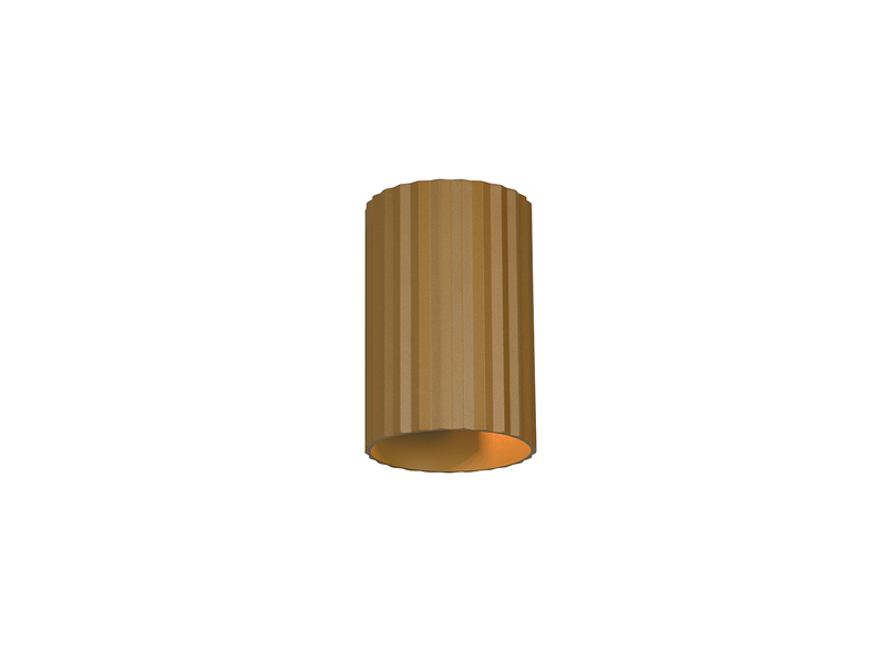 Kleine Wandleuchte IMARIA mit Up and Down Lichteffekt Metall Coffee, Höhe 12cm