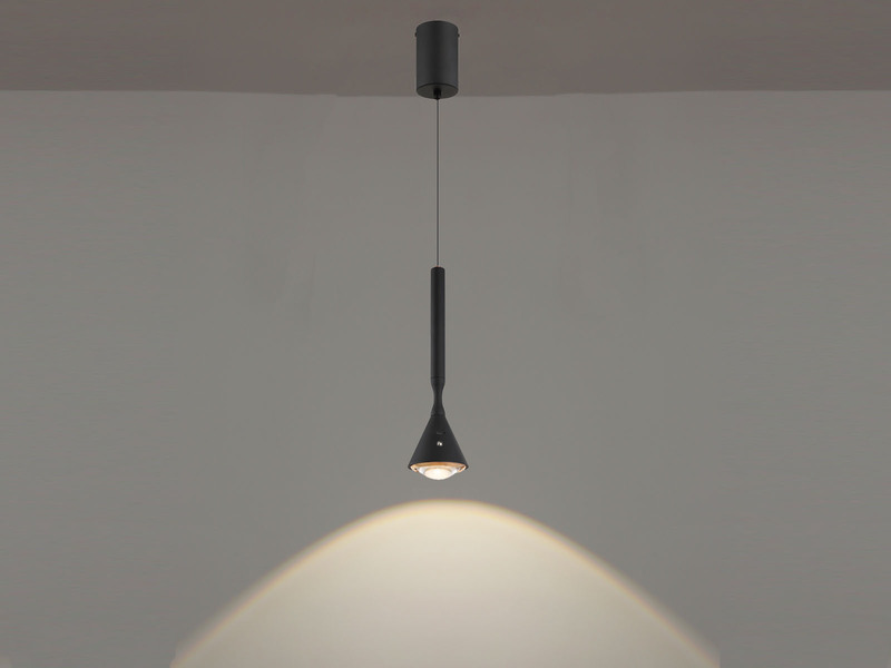 Akku Hängelampe LUCINDA dimmbar & Tageslicht, höhenverstellbar, Ø 10cm