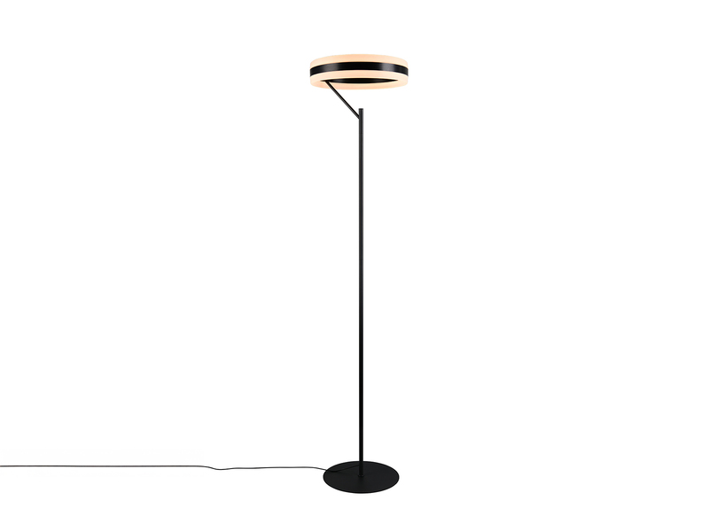 LED Stehlampe DIOS dimmbar, Lichttemperatur einstellbar, Schwarz, Höhe 180cm