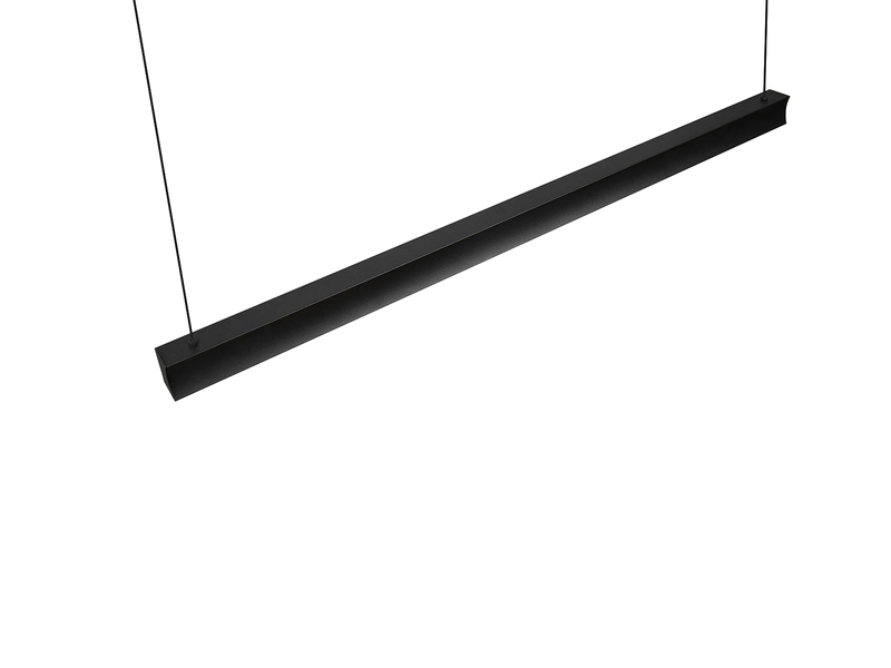 LED Pendelleuchte WALLACE dimmbar & höhenverstellbar Schwarz, Breite 112,5cm