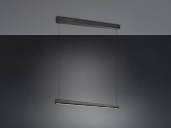 LED Pendelleuchte WALLACE dimmbar & höhenverstellbar Schwarz, Breite 112,5cm LED Pendelleuchte WALLACE dimmbar & höhenverstellbar Schwarz, Breite 112,5cm