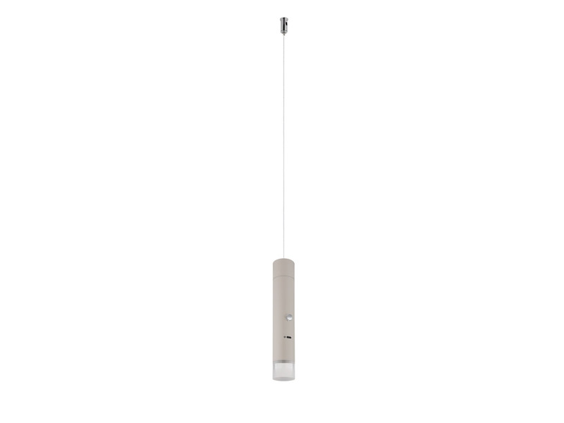 Akku Pendelleuchte PELO Beige, dimmbar, abnehmbarer Leuchtenkopf Ø 3,8cm