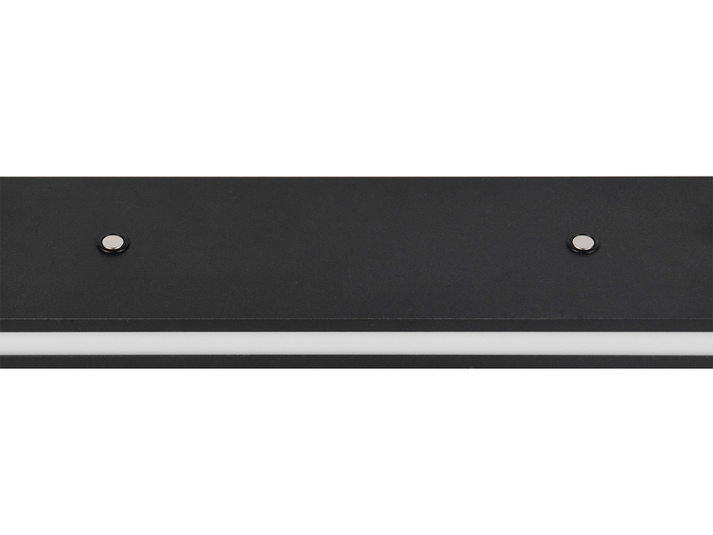 LED Pendelleuchte GRAHAM dimmbar & stufenlos höhenverstellbar, Schwarz, B: 109cm