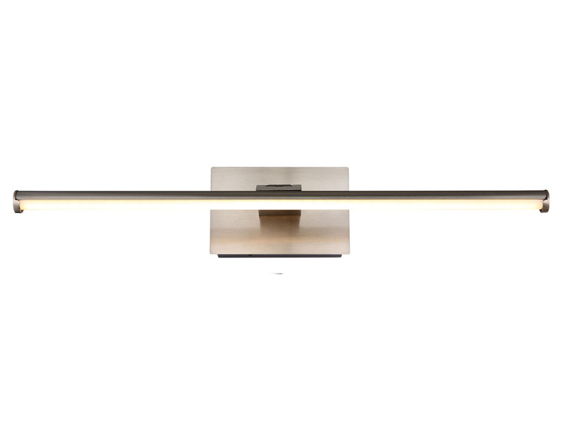 Akku Bilderlampe Silber kabellos zum Kleben, Breite 40cm