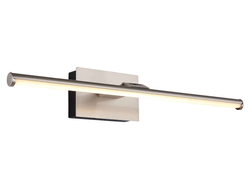 Akku Bilderlampe Silber kabellos zum Kleben, Breite 40cm