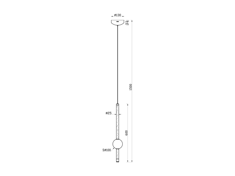 Moderne LED Pendelleuchte MELITA 1-flammig, dimmbar, Metall Messing Ø 13cm