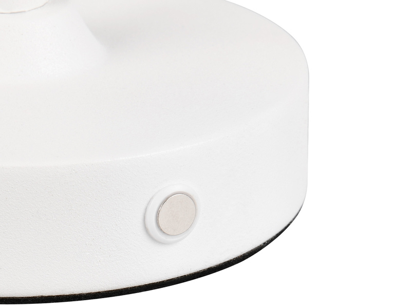 Kabellose Akku Tischleuchte dimmbar & per USB aufladbar Weiß, Höhe 29cm