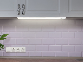 Akku Unterbauleuchte TRISTAN flach mit Bewegungsmelder, Länge 40cm