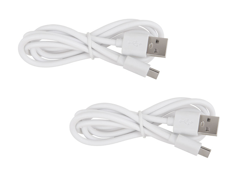 2er SET Akku Unterbauleuchten flach mit Bewegungsmelder, Länge 24cm