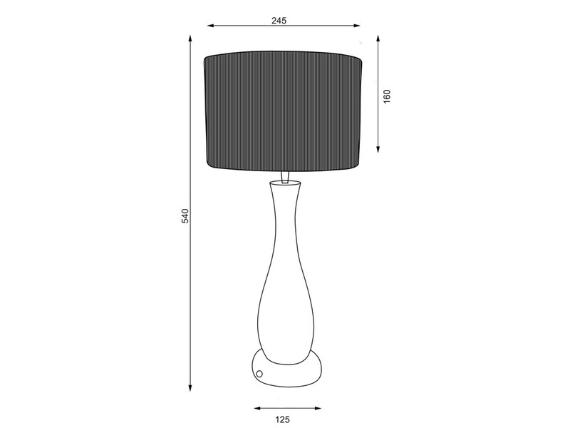 Große LED Tischleuchte aus Naturholz mit Lampenschirm aus Jute, Höhe 54cm