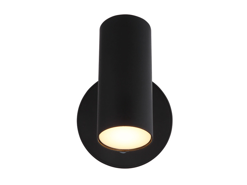 Akku Wandstrahler Schwarz kabellos ohne Stromanschluss, Breite 10cm