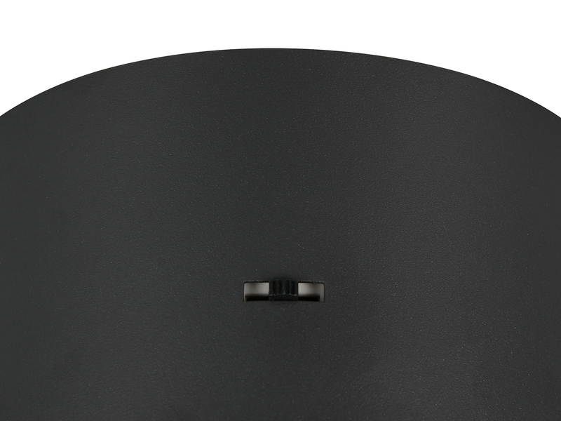 Kleine LED Pendelleuchte ROMEO höhenverstellbar, einflammig, Schwarz Ø 10cm