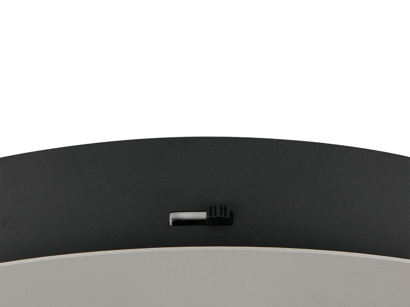 Moderner LED Deckenstrahler ROMEO mit 5 schwenkbaren Spots Silber Ø 30cm