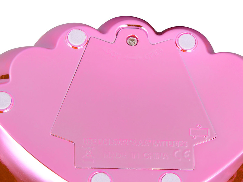 USB Muschel Tischlampe SHELLY Pink mit RGB Beleuchtung, Höhe 14cm