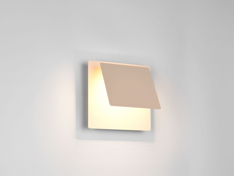 LED Wandleuchte MIO Beige verstellbar für indirekte Beleuchtung, Höhe 18cm