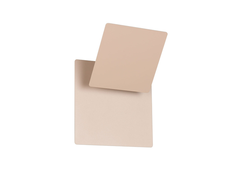 LED Wandleuchte MIO Beige verstellbar für indirekte Beleuchtung, Höhe 18cm