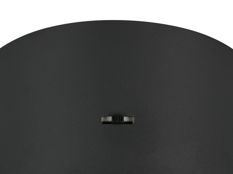 LED Pendelleuchte LAGUNA 1-flammig, höhenverstellbar, Schwarz Ø 30cm