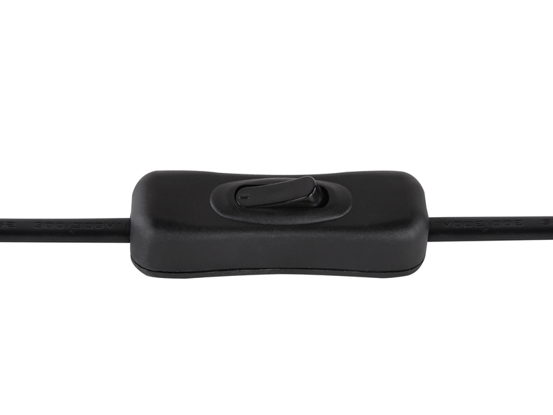 Große Tischleuchte RIHA Anthrazit 4-flammig mit bunten Glaskugeln, Höhe 48cm