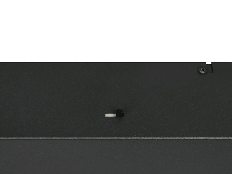 LED Pendelleuchte LAGUNA 3-flammig, höhenverstellbar, Schwarz, Breite 70cm