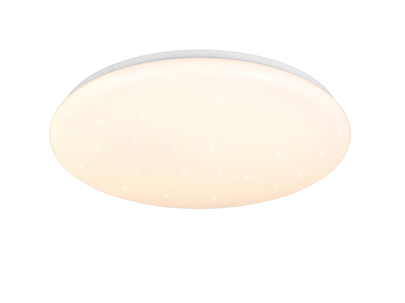 LED Deckenleuchte CETUS flach mit Fernbedienung, dimmbar, RGB, Weiß, Ø 48,5cm