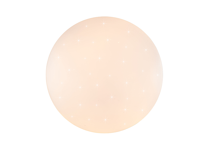 LED Deckenleuchte CETUS flach mit Fernbedienung, dimmbar, RGB, Weiß, Ø 48,5cm