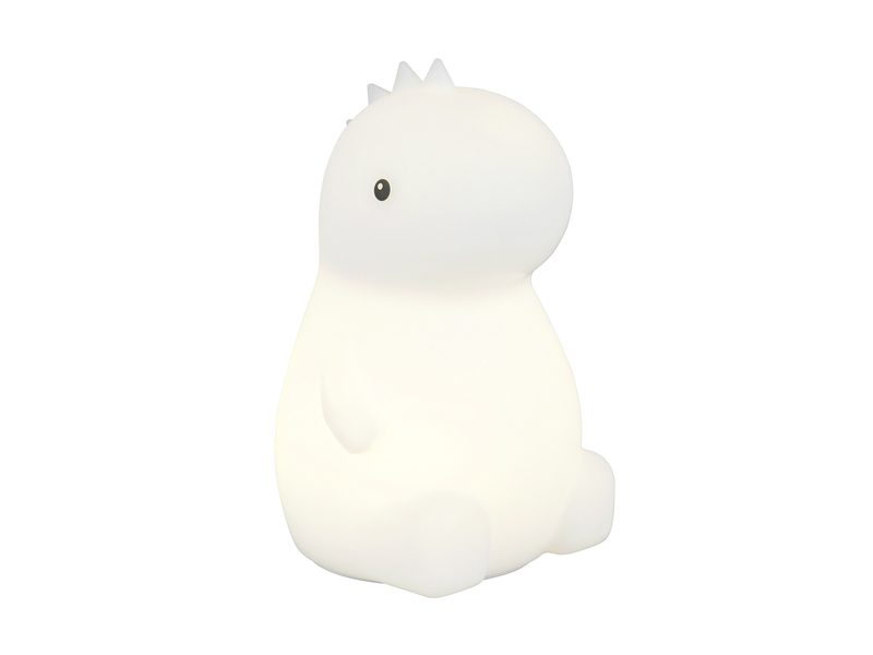 LED Batterie Tischlampe REXY Dino Lampe mit RGBW Farbwechsel, Höhe 15cm