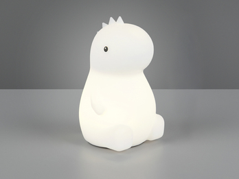 LED Batterie Tischlampe REXY Dino Lampe mit RGBW Farbwechsel, Höhe 15cm