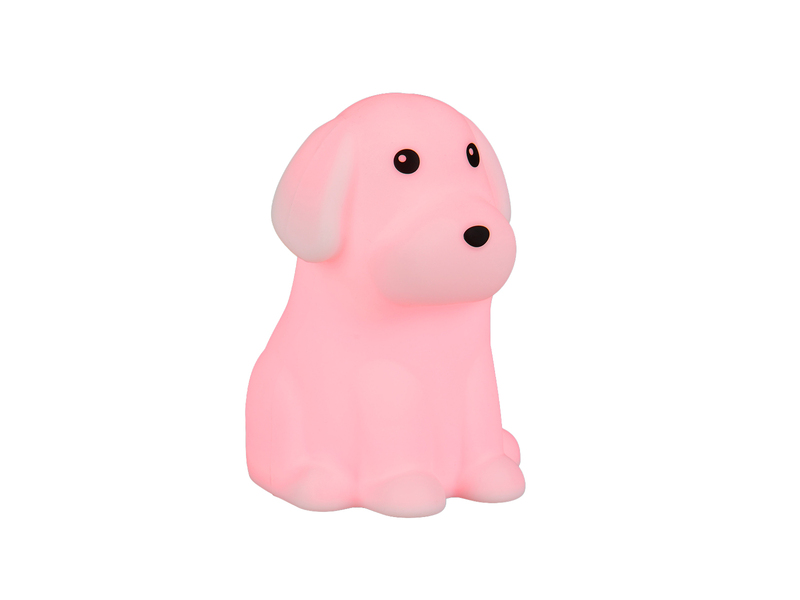 LED Batterie Tischlampe WALDY Hunde Lampe mit RGBW Farbwechsel, Höhe 15cm