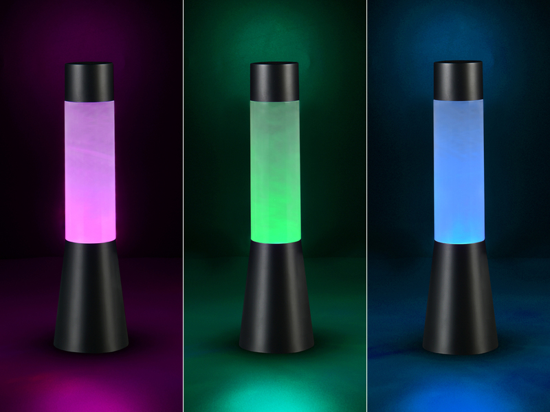 Deko LED RGB Tischleuchte CIRRUS Batterie- oder USB betrieben, Höhe 33cm