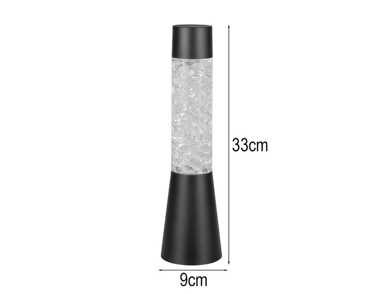 Deko LED RGB Tischleuchte MARTINI Batterie- oder USB betrieben, Höhe 33cm