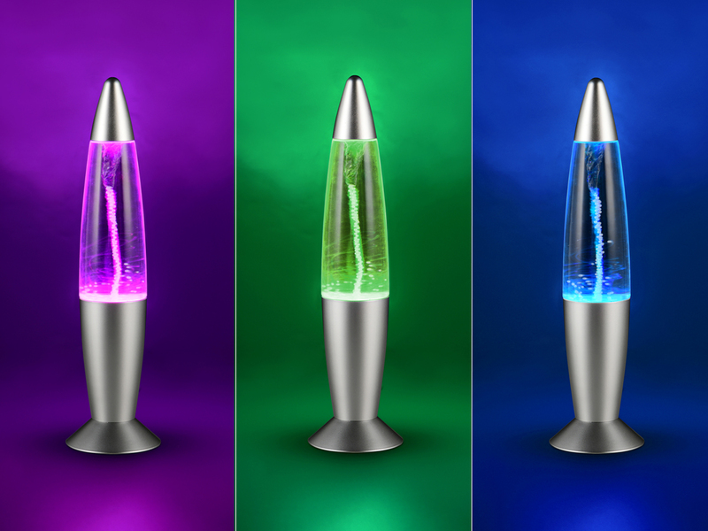 Deko LED RGB Tischleuchte HOLLY Batterie- oder USB betrieben, Höhe 34,5cm