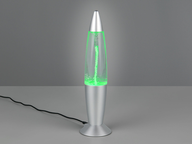 Deko LED RGB Tischleuchte mit Strudel Batterie- oder USB betrieben, Höhe 34,5cm