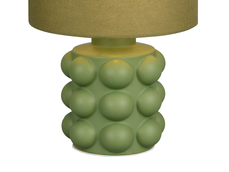 Detailansicht von dem kugelförmig strukturierten Keramikfuß