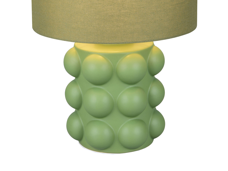 Detailansicht von dem kugelförmig strukturierten Keramikfuß