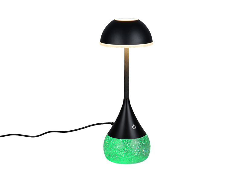 Tischlampe TEMBO LED dimmbar mit RGB Farbwechsel, USB betrieben, Höhe 28cm