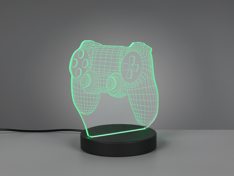 LED Designer Tischlampe JOY klein mit RGB Farbwechsel, Höhe 17cm